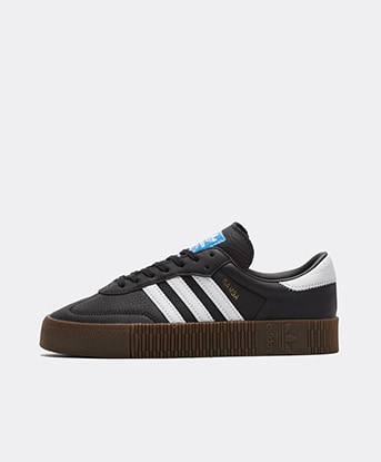 adidas samba black platform