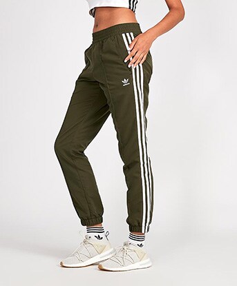 womens adidas cuffed track pants