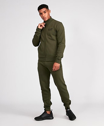 nike tracksuit mens green