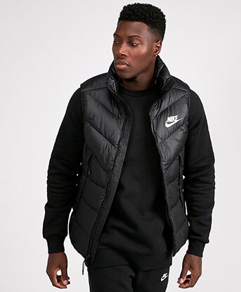 nike puffer gilet