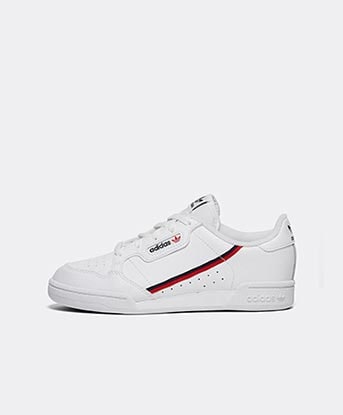 adidas originals continental 80s trainers in triple white
