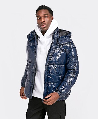 shiny tommy hilfiger jacket