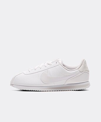 nike cortez junior white