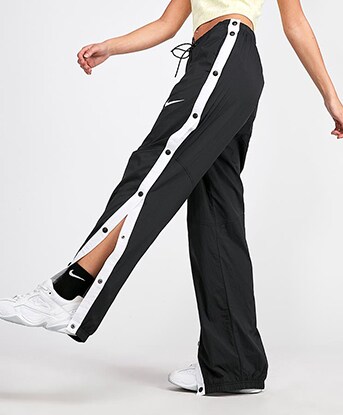 nike popper joggers womens