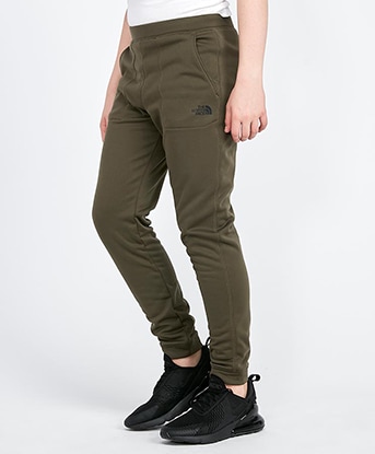 north face green joggers
