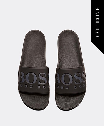 mens black sliders sale