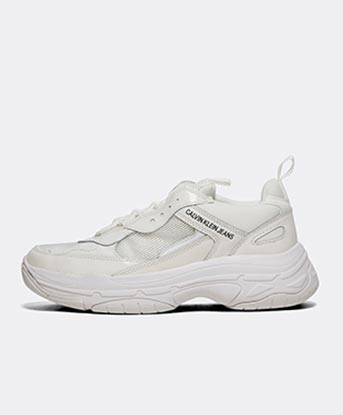 calvin klein marvin logo sneaker on feet