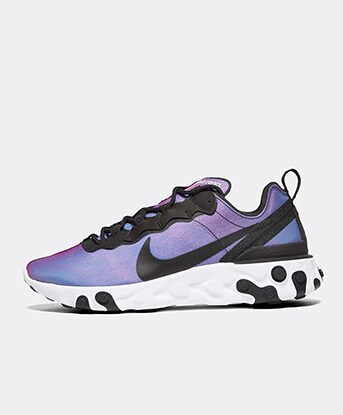 purple nike reacts
