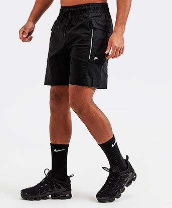 nike mens shorts with zipper pockets