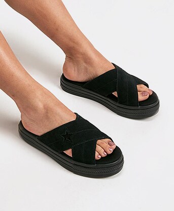 converse sliders womens