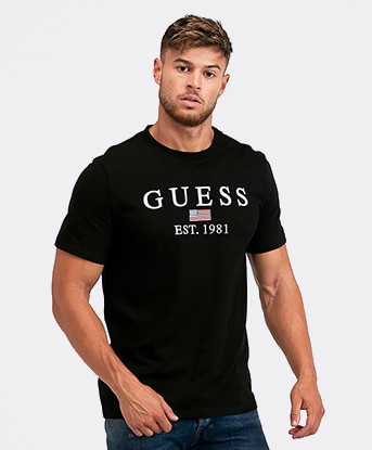 guess t shirt footasylum