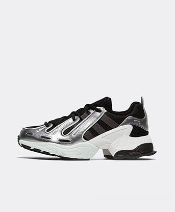 ladies black gazelle trainers