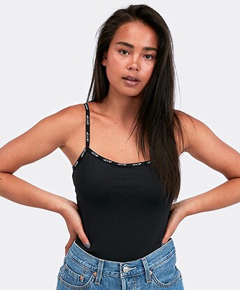 levis bodysuit white