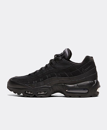 nike black and grey ombre air max 95 og trainers