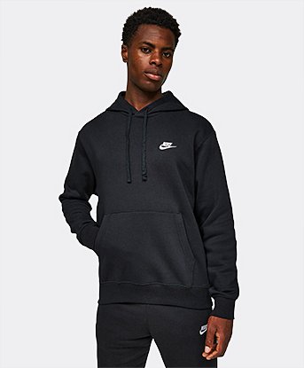 black nike overhead hoodie