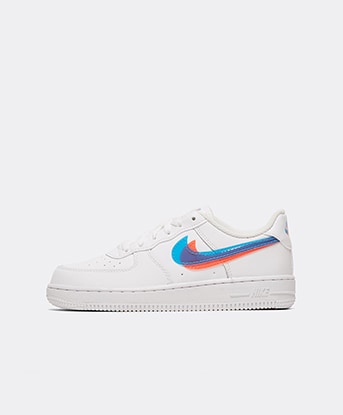 nike air force pink and blue tick