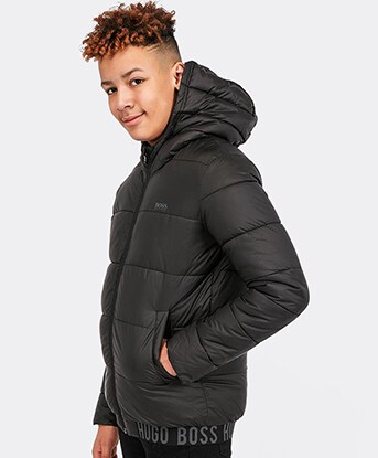 hugo boss coat junior