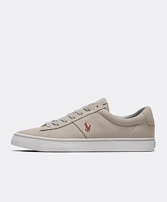polo ralph lauren black sayer trainers