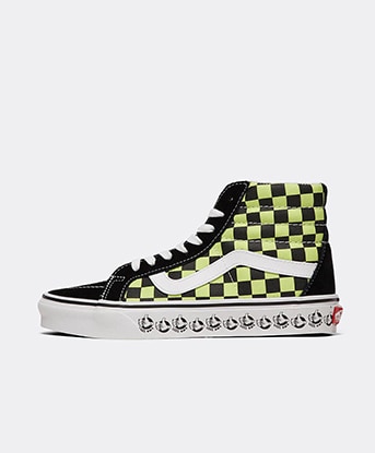 footasylum checkered vans