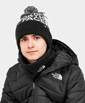 north face bobble hat womens