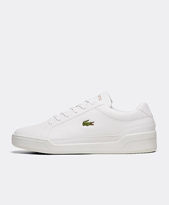 mens white leather lacoste trainers