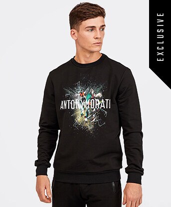 antony morato eyes hoodie