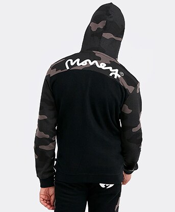 Money Clothing Junior Camo Ape Tech Hooded Top