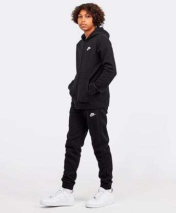 nike junior fleece tracksuit