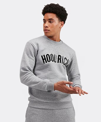 grey hoodrich jumper