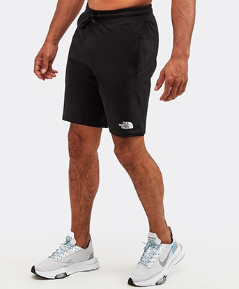north face fleece shorts mens