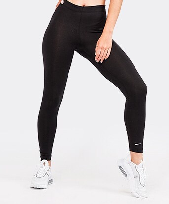 nike leggings swoosh logo