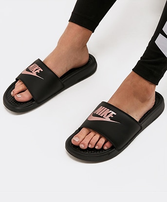 womens nike slides with strap