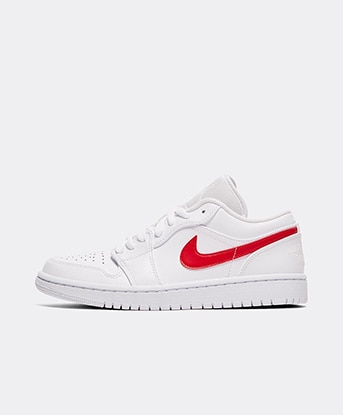 nike air jordan 1 low trainers in white