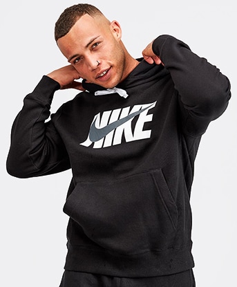 Nike GX Fleece Hoodie | Black | Footasylum Nike Club GX Overhead Hoodie | Black