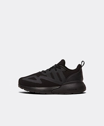 zx flux trainers black and gold