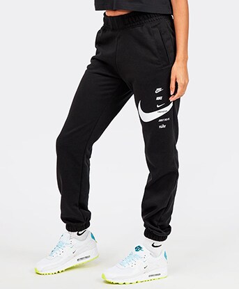olive green nike joggers womens
