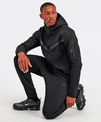 black nike air max tracksuit