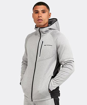 white and grey nike tracksuit