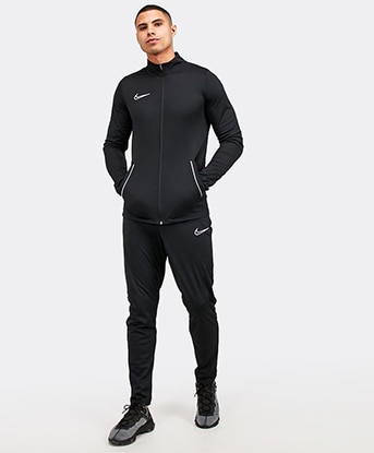 mens black tracksuit nike