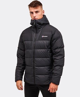 berghaus black puffer jacket
