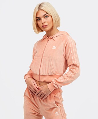 womens adidas tracksuit sets pink