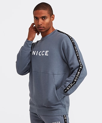 Nicce Astro Sweatshirt | Blue Stone 