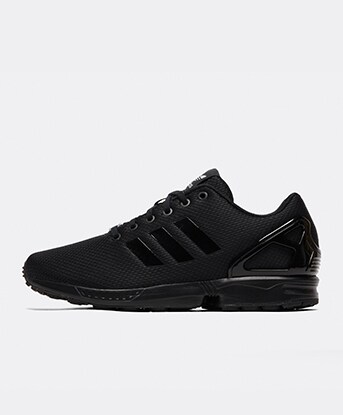 adidas black trainers mens sale