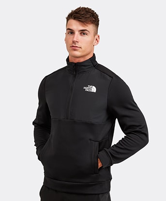 mens north face tracksuit grey