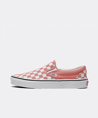 pink checkered vans womens