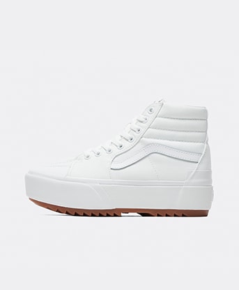 white vans trainers