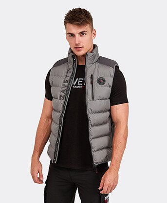 long sleeve gilet mens