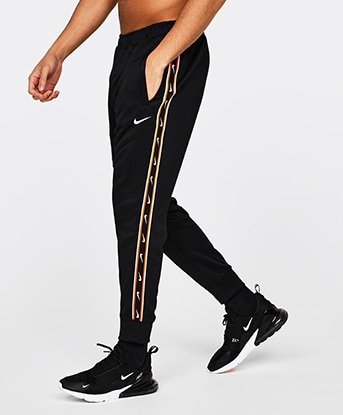 nike repeat tape fleece cargo joggers junior