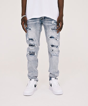 ripped skinny jeans mens