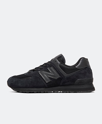Cheap mens black sales trainers